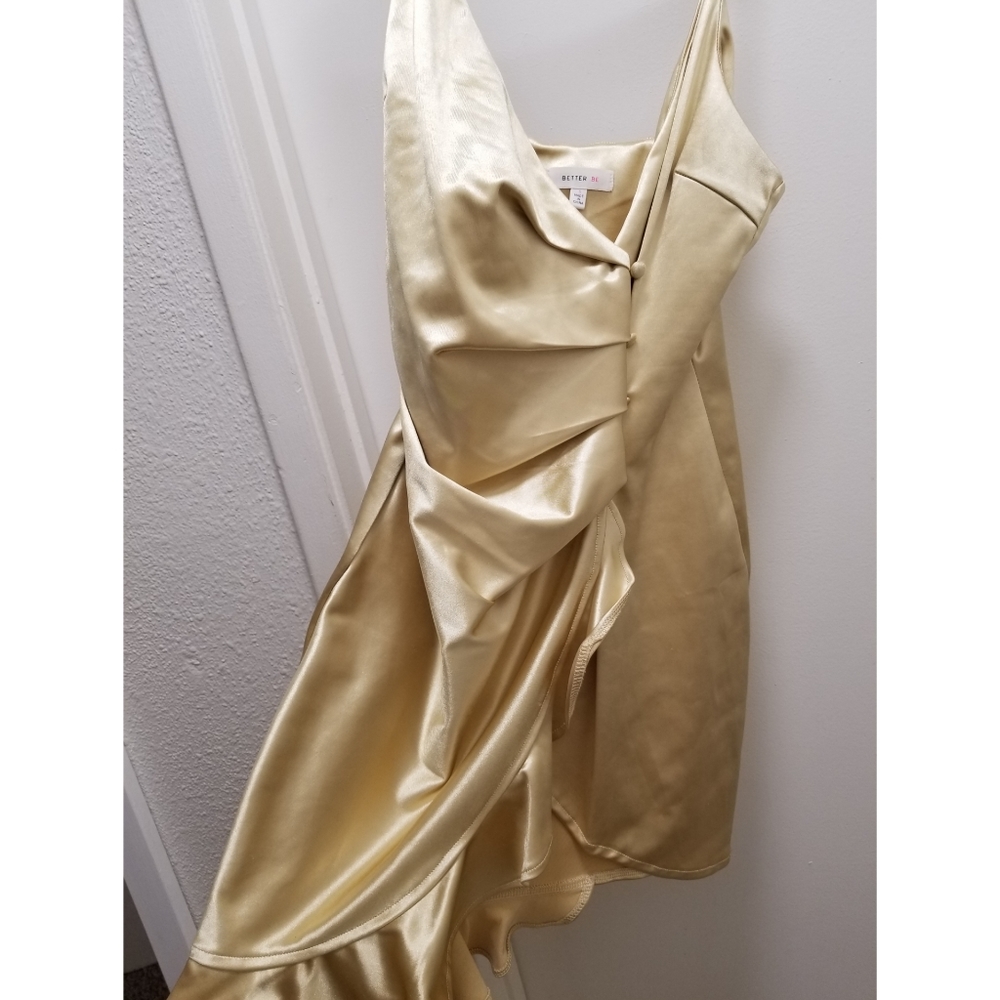 Gold dress
